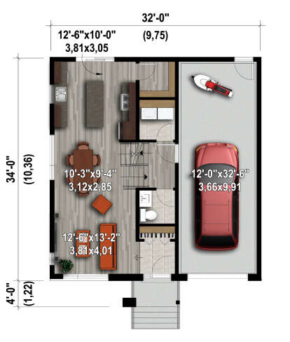 Main Floor  for House Plan #6146-00572