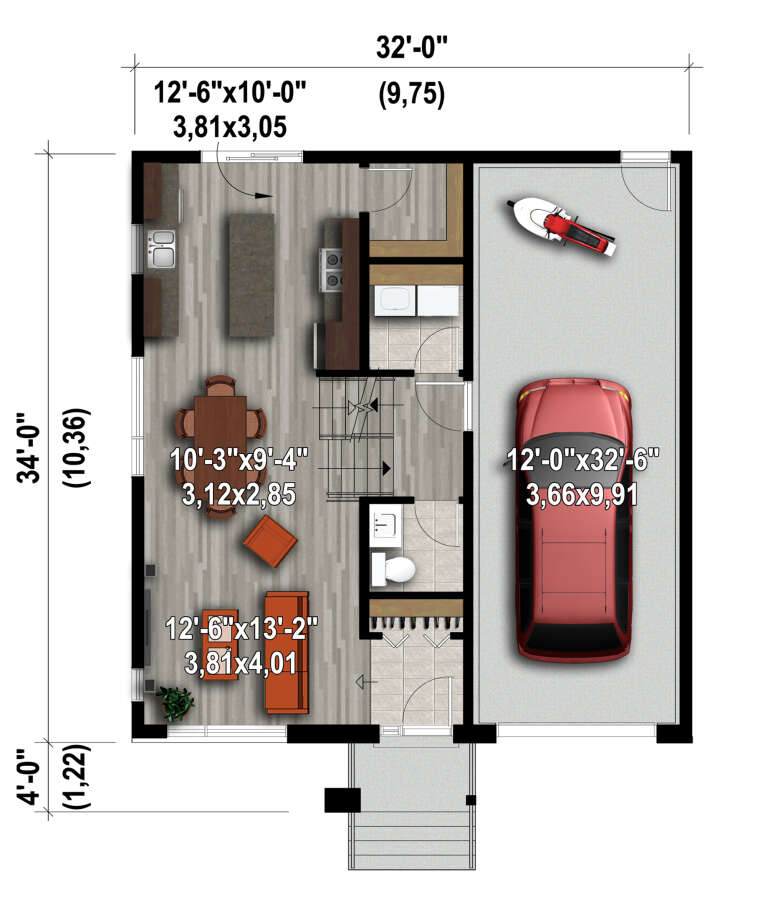 House Plan House Plan #29506 Drawing 1