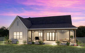 Modern Farmhouse House Plan #009-00365 Elevation Photo