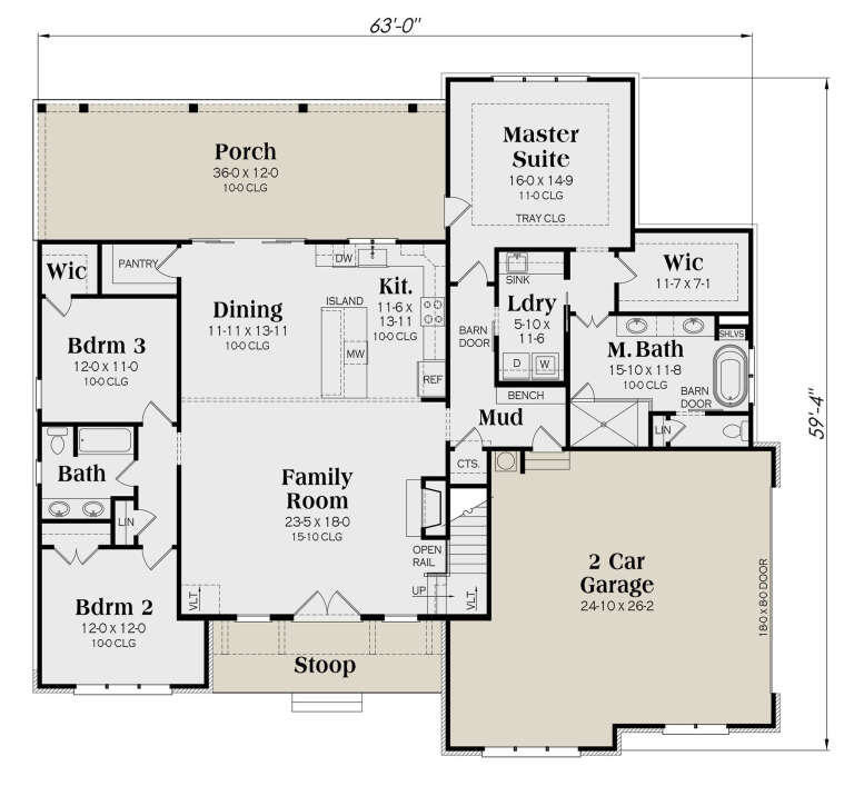 House Plan House Plan #29508 Drawing 1