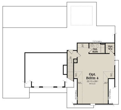 Second Floor for House Plan #009-00365