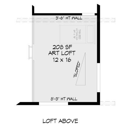 Loft for House Plan #940-00841
