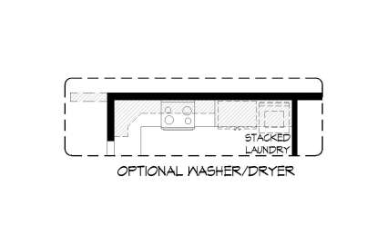 Optional Washer/Dryer for House Plan #940-00841