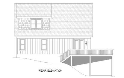 Mountain House Plan #940-00843 Elevation Photo