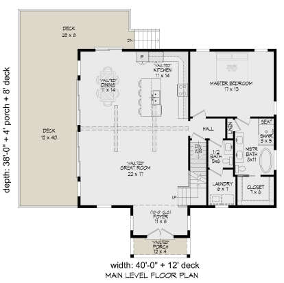 House Plan House Plan #29511 Drawing 1
