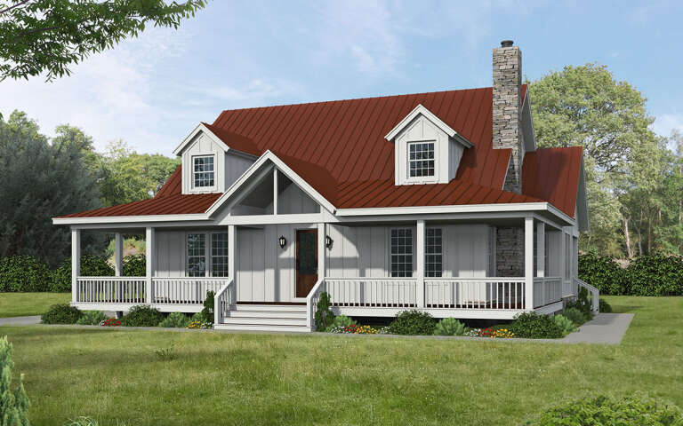 House Plan House Plan #29512 Angled Front Elevation