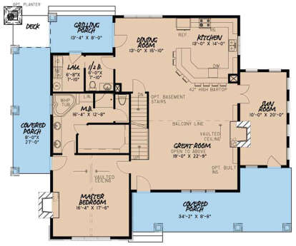 Main Floor  for House Plan #8318-00354
