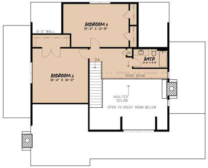 Second Floor for House Plan #8318-00354