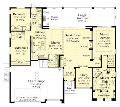 Main Floor  for House Plan #8436-00124