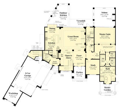 Main Floor  for House Plan #8436-00125