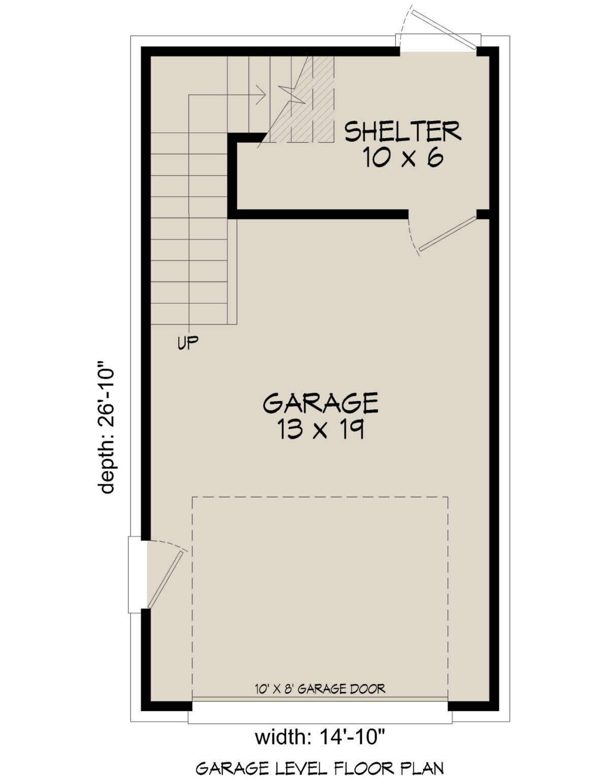 Garage Floor for House Plan #940-00845