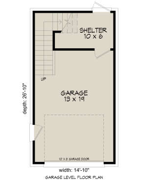 Garage Floor for House Plan #940-00845