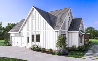 Modern Farmhouse House Plan #009-00366 Elevation Photo