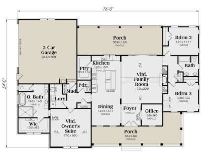 House Plan House Plan #29518 Drawing 1