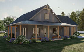 Barn House Plan #963-00813 Elevation Photo