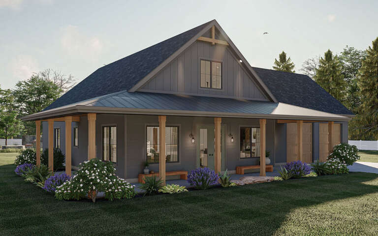 Barn House Plan #963-00813 Elevation Photo