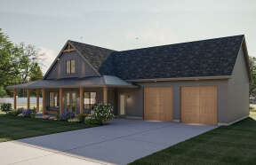 Barn House Plan #963-00813 Elevation Photo