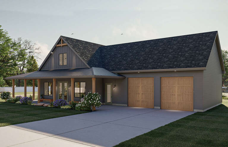 Barn House Plan #963-00813 Elevation Photo