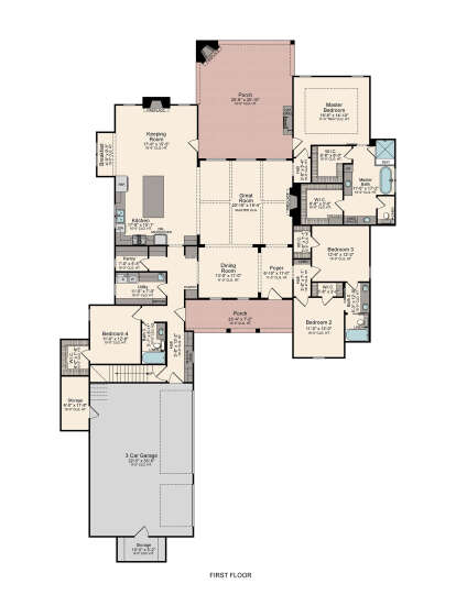 Main Floor  for House Plan #5995-00031