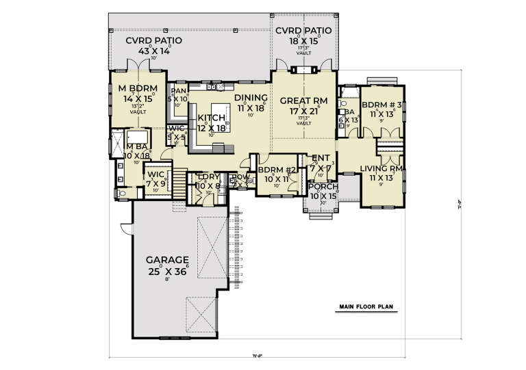House Plan House Plan #29524 Drawing 1