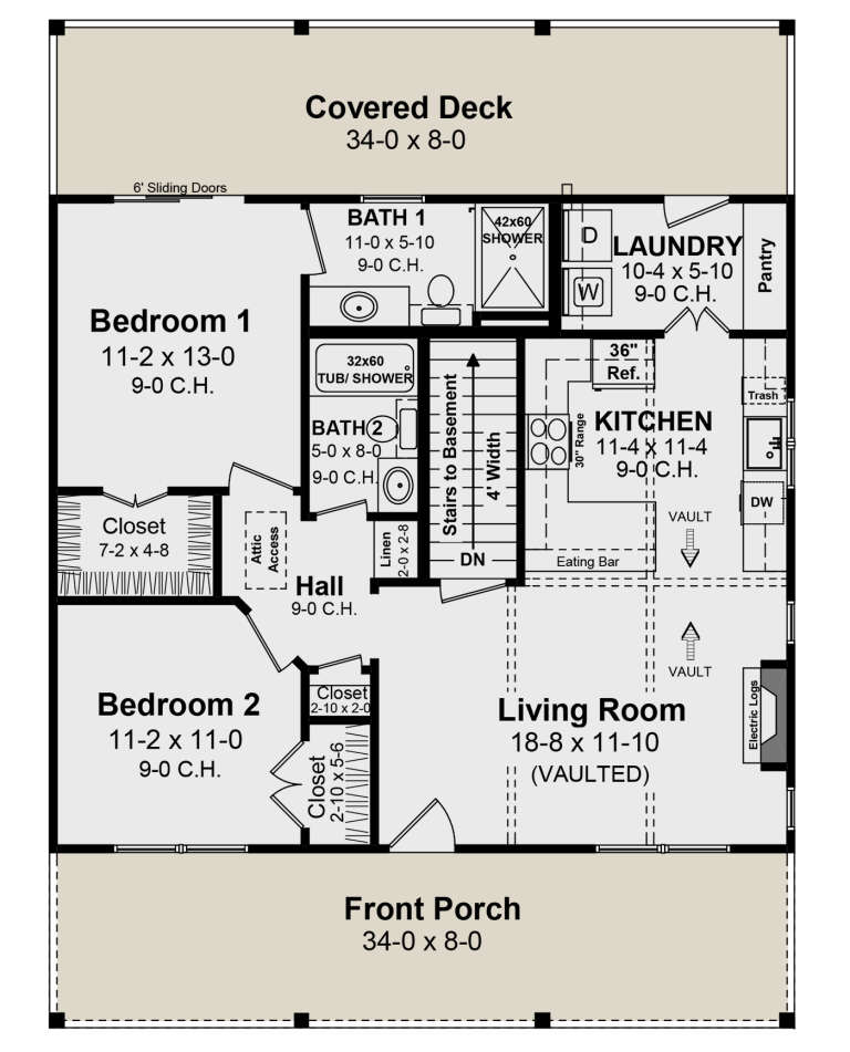 House Plan House Plan #29525 Drawing 1
