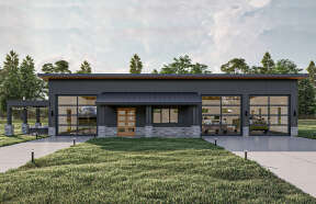 Barn House Plan #963-00814 Elevation Photo