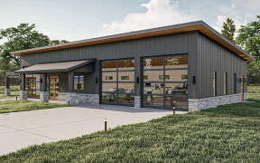 Barn House Plan #963-00814 Elevation Photo