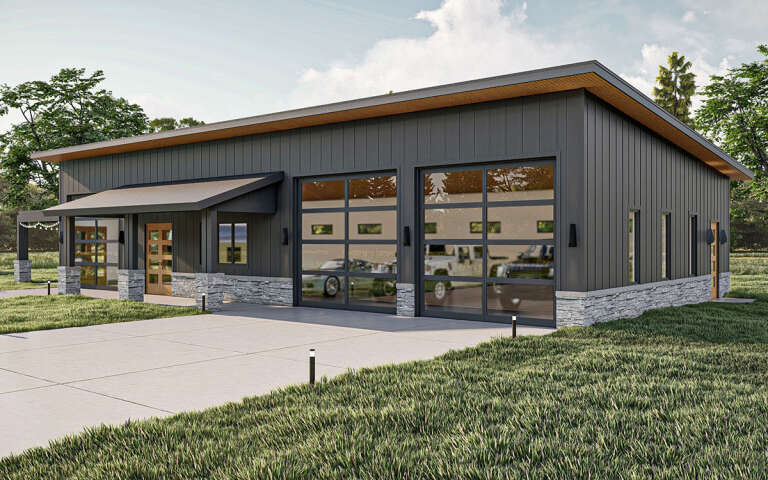 Barn House Plan #963-00814 Elevation Photo