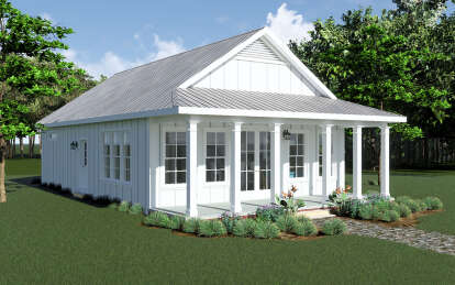 Cottage House Plan #1776-00135 Elevation Photo