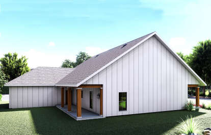 Modern Farmhouse House Plan #1776-00136 Elevation Photo