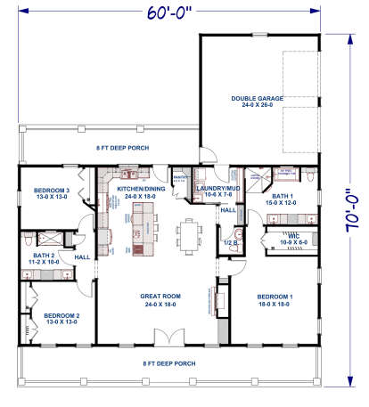 House Plan House Plan #29529 Drawing 1