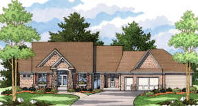 Traditional House Plan #098-00045 Elevation Photo