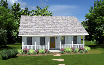 House Plan House Plan #29530 Angled Front Elevation