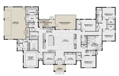 Main Floor  for House Plan #6849-00145