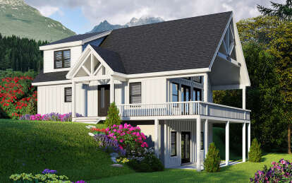 Mountain House Plan #940-00846 Elevation Photo