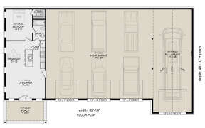 Garage Floor for House Plan #940-00847