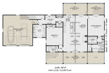Main Floor  for House Plan #940-00850