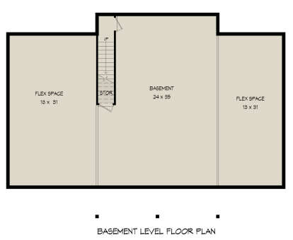 Basement for House Plan #940-00851