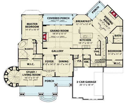 Main Floor  for House Plan #699-00378