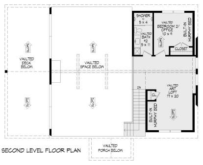 Second Floor for House Plan #940-00852