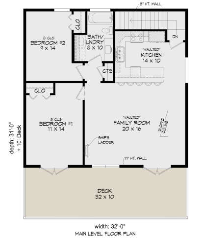 Main Floor  for House Plan #940-00853