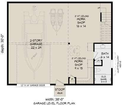 House Plan House Plan #29543 Drawing 1