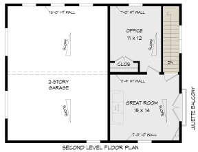 Second Floor for House Plan #940-00855