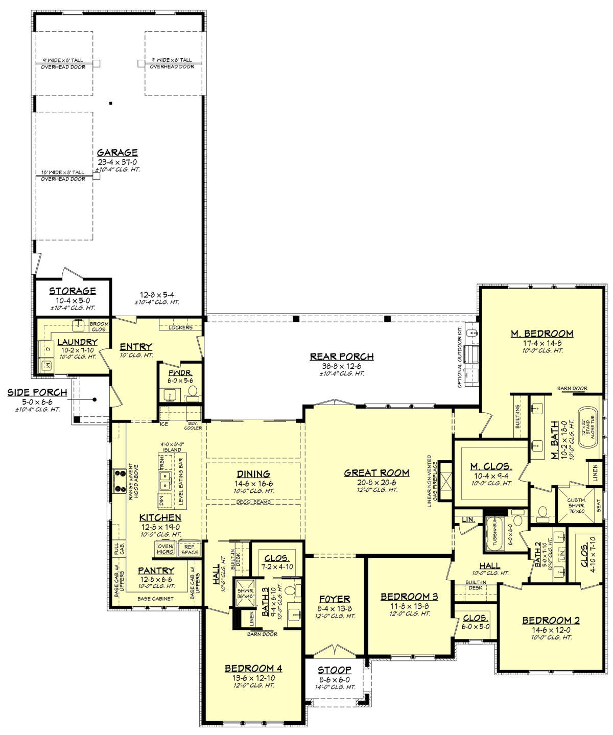 Main Floor for House Plan #041-00335