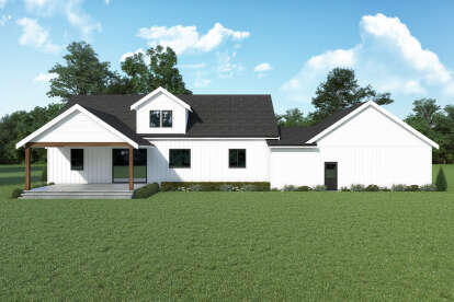 Farmhouse House Plan #2464-00114 Elevation Photo