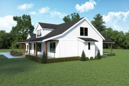 Farmhouse House Plan #2464-00114 Elevation Photo