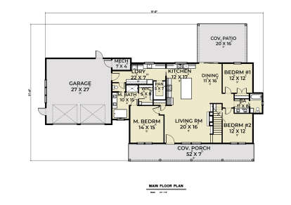Main Floor for House Plan #2464-00114