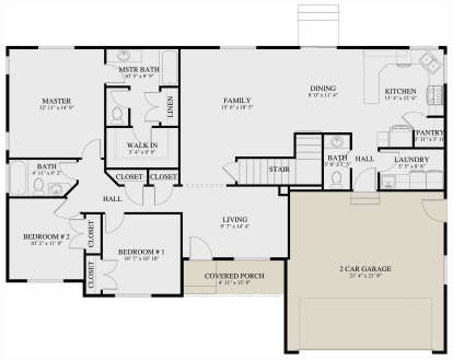 Main Floor for House Plan #2802-00235
