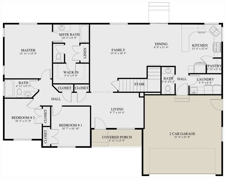House Plan House Plan #29548 Drawing 1
