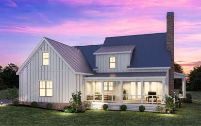 Modern Farmhouse House Plan #009-00367 Elevation Photo